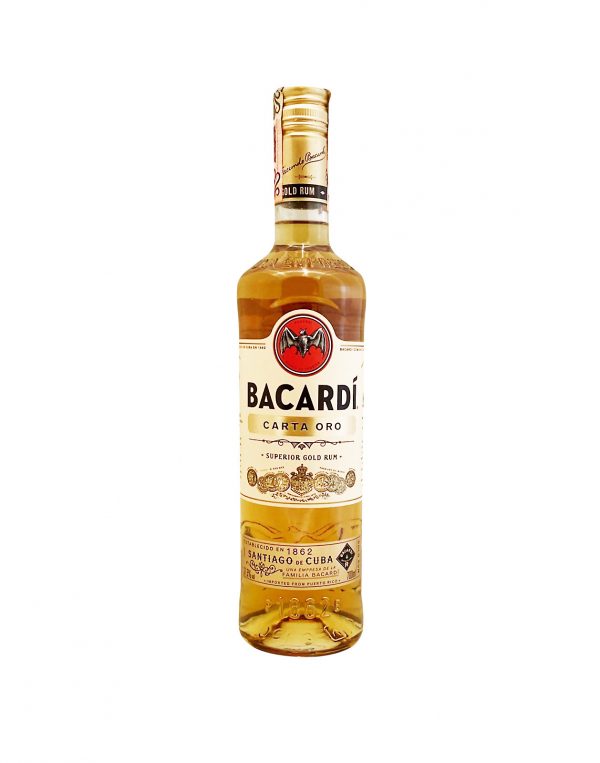 Bacardi Carta Oro 37,5%, Bottleshop Sunny wines slnecnice mesto, petrzalka, rum, rumy, rozvoz alkoholu, eshop